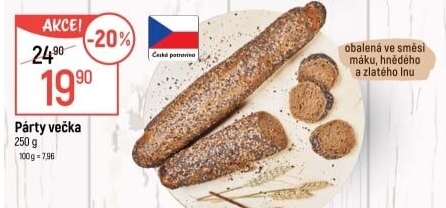 Pečivo Párty večka
