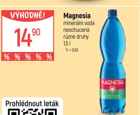 Přírodní voda Magnesia