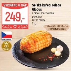 Selská kuřecí roláda Globus