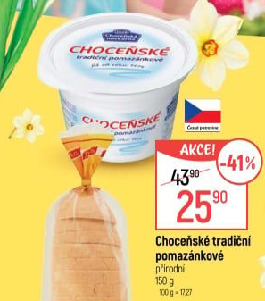 Tradiční pomazánkové Choceňské