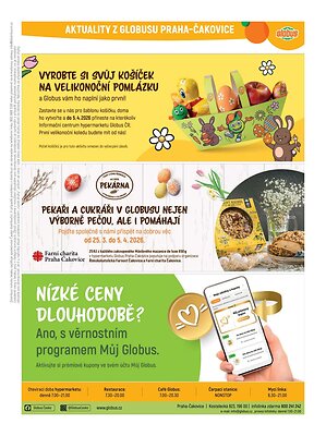akční leták Globus 1.4.2026-7.4.2026