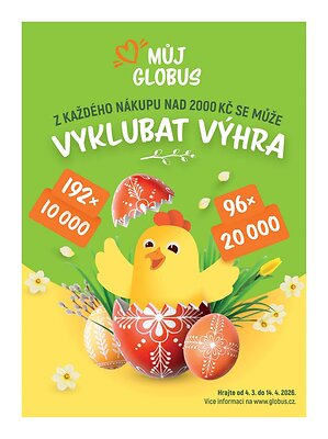 akční leták Globus 1.4.2026-7.4.2026