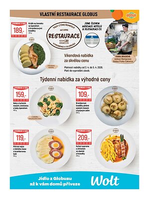 akční leták Globus 1.4.2026-7.4.2026