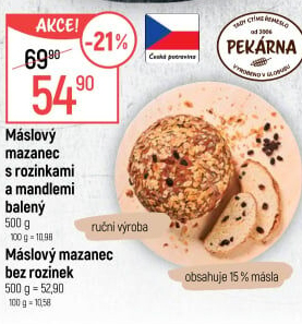 Mazanec máslový Globus