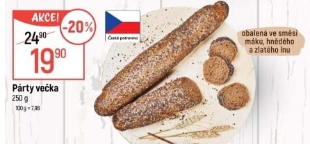 Pečivo Párty večka