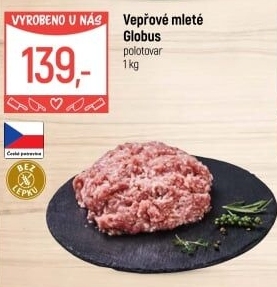 Vepřové mleté maso Globus