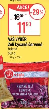 Zelí kysané červené Váš výběr