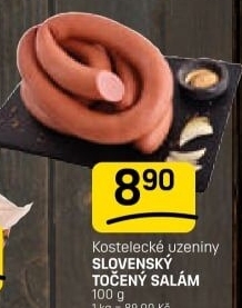 Salám slovenský točený Kostelecké uzeniny