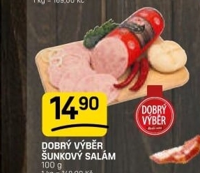 Salám šunkový Dobrý výběr