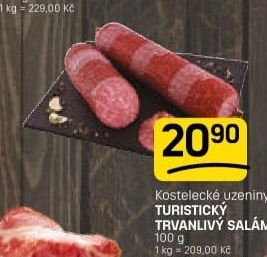 Salám turistický Kostelecké uzeniny