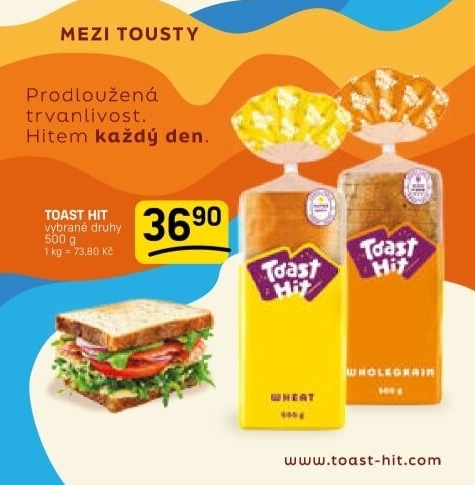 Toastový chléb Toast Hit