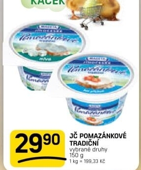 Tradiční pomazánkové Jihočeské Madeta