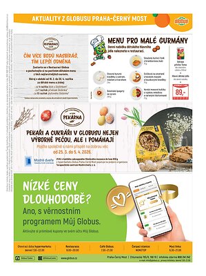 akční leták Globus 1.4.2026-7.4.2026