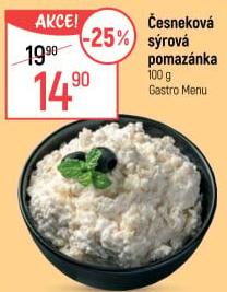 Česneková pomazánka se sýrem