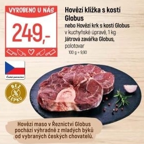 Hovězí kližka s kostí Globus