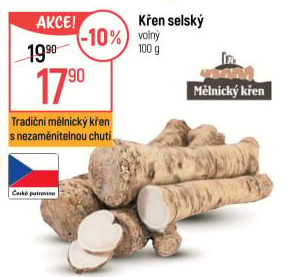 Křen čerstvý selský Mělnický