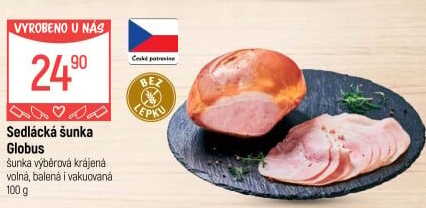 Šunka sedlácká výběrová Globus