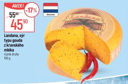 Sýr Gouda kravský Landana