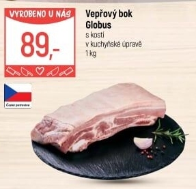 Vepřový bok s kostí Globus