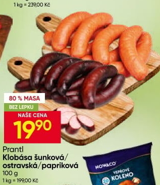Papriková klobása Prantl