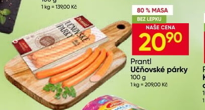 Párky učňovské Prantl