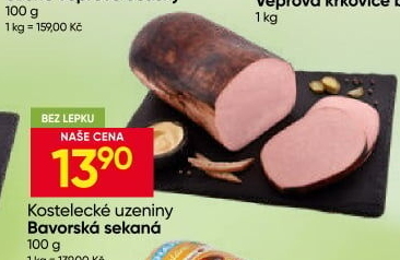 Sekaná bavorskáKostelecké uzeniny