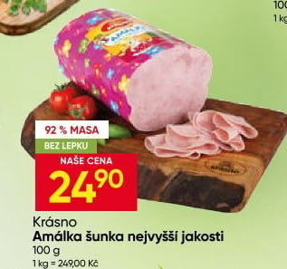 Šunka Amálka nejvyšší jakosti Krásno