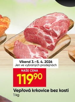 Vepřová krkovice bez kosti