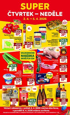 akční leták BILLA 1.4.2026-7.4.2026
