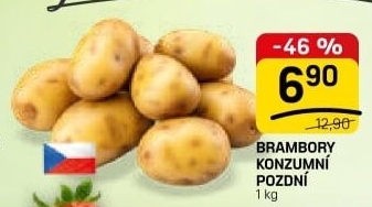 Brambory konzumní pozdní