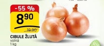 Cibule kuchyňská žlutá