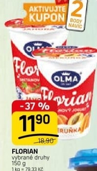 Jogurt smetanový Florian Olma