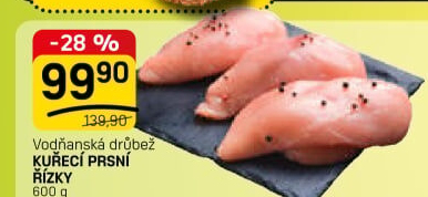 Kuřecí prsní řízky Vodňanské kuře