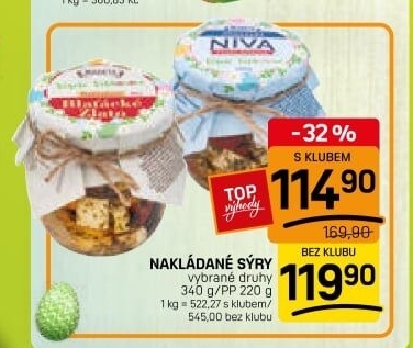 Nakládané sýry Madeta