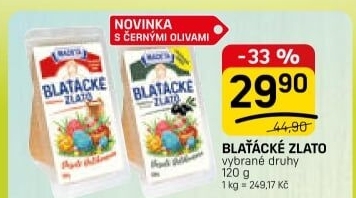 Sýr Blaťácké zlato Madeta