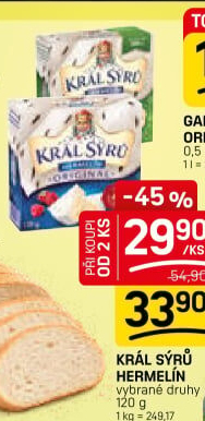 Sýr Hermelín Král sýrů
