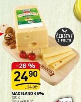 Sýr Madeland 45% Madeta