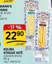 Sýrové nitě Koliba Bystřice pod Hostýnem