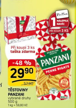 Těstoviny Panzani