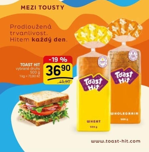Toastový chléb Toast Hit