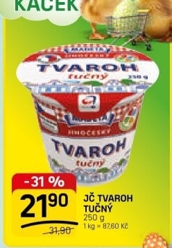 Tvaroh tučný Jihočeský Madeta
