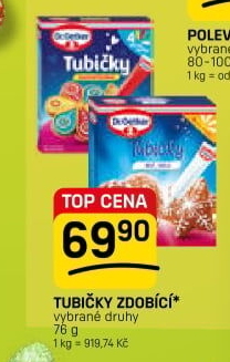 Zdobicí tubičky Dr. Oetker