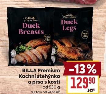 Kachní stehna sous vide Billa Premium