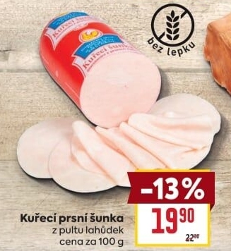 Kuřecí šunka prsní DZ Klatovy