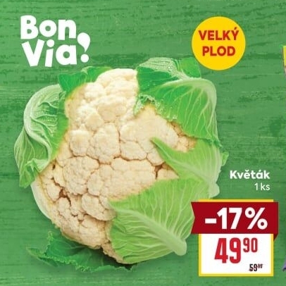 Květák Billa Bonvia
