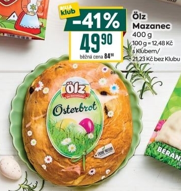 Mazanec velikonoční Ölz