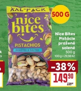 Pistácie pražené Nice Bites