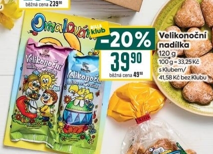 Velikonoční nadílka Pekárna Srnín