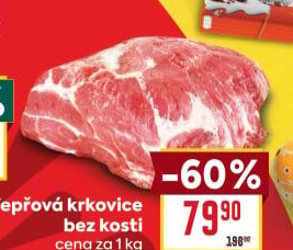 Vepřová krkovice bez kosti