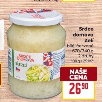 Zelí červené Srdce Domova